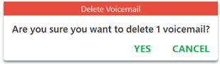 MX Cloud delete selected voicemails