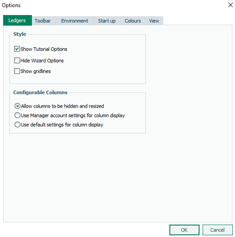 Column resizing in Sage 50 Accounts