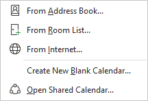 How to add calendars in Outlook