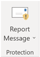 Report Message button Microsoft Outlook