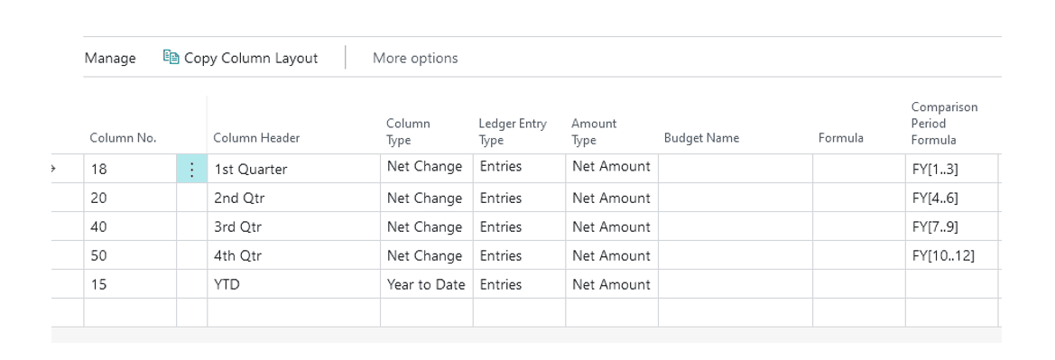 Fixed dates ranges in Microsoft Dynamics 365 Business Central
