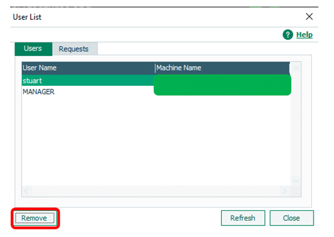 Remove a user in Sage 50 Accounts