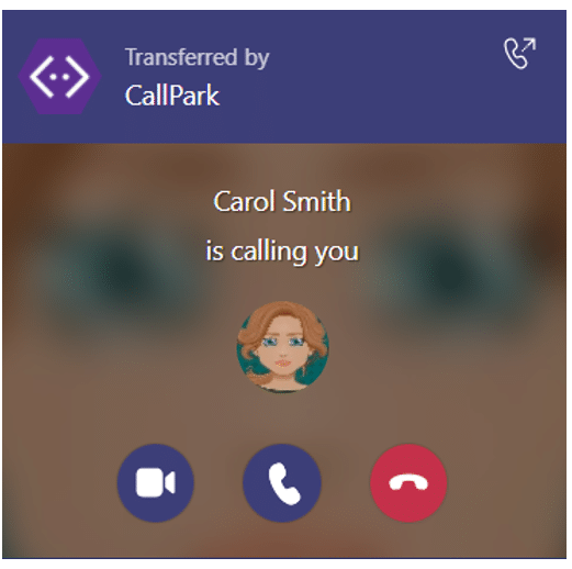 Parked call not retrieved in Microsoft Teams Phone
