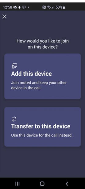 Join an existing call in Microsoft Teams Phone