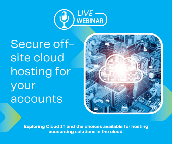 Cloud hosting for your accounts